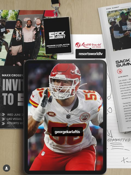 Chiefs DE George Karlaftis announced as a participant in Von Miller, Cam Jordan, and Maxx Crosby's annual Sack Summit.