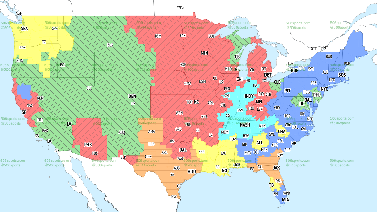 506 Sports Week 3 CBS map