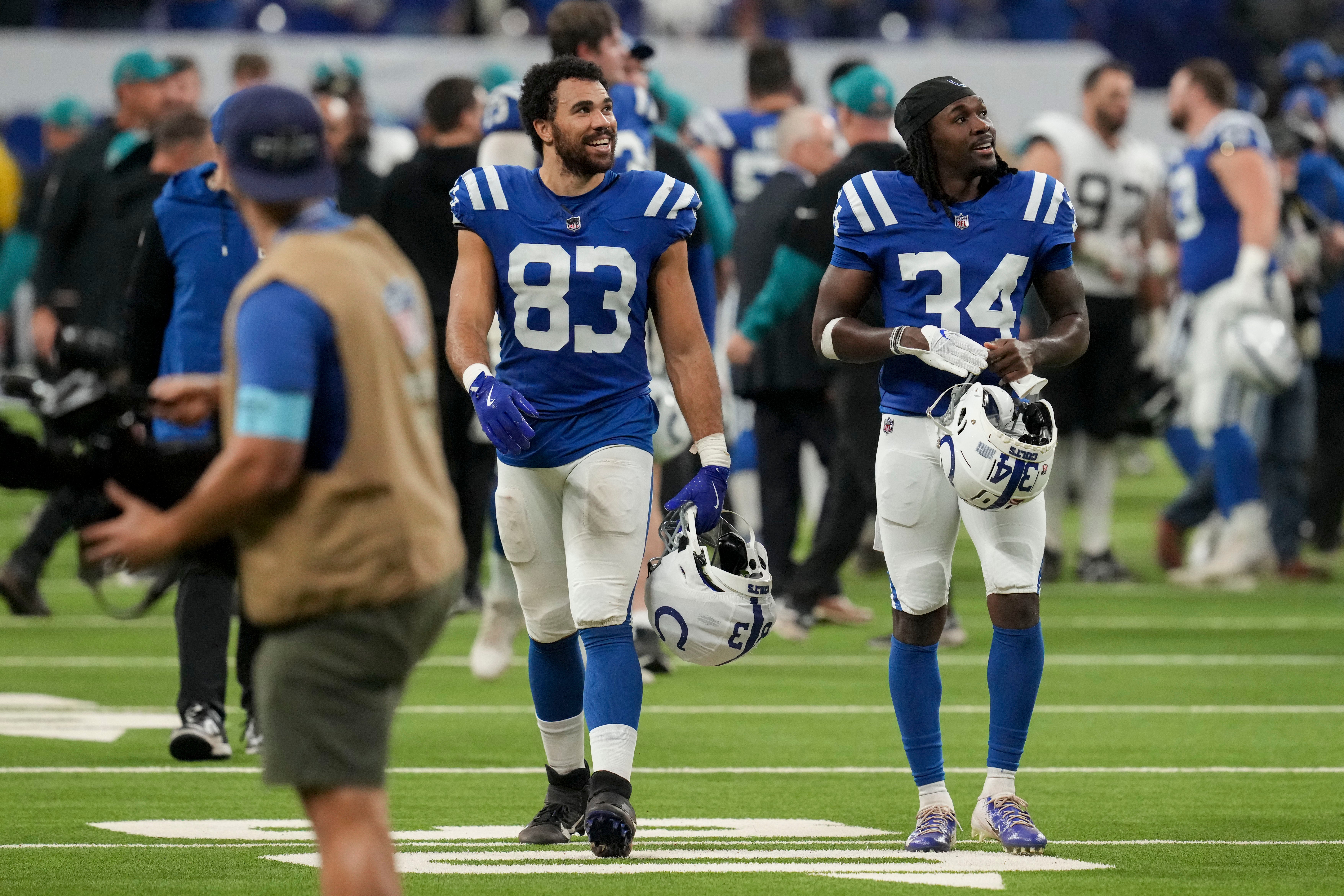 Former Colts TE Kylen Granson and CB David Long Jr.