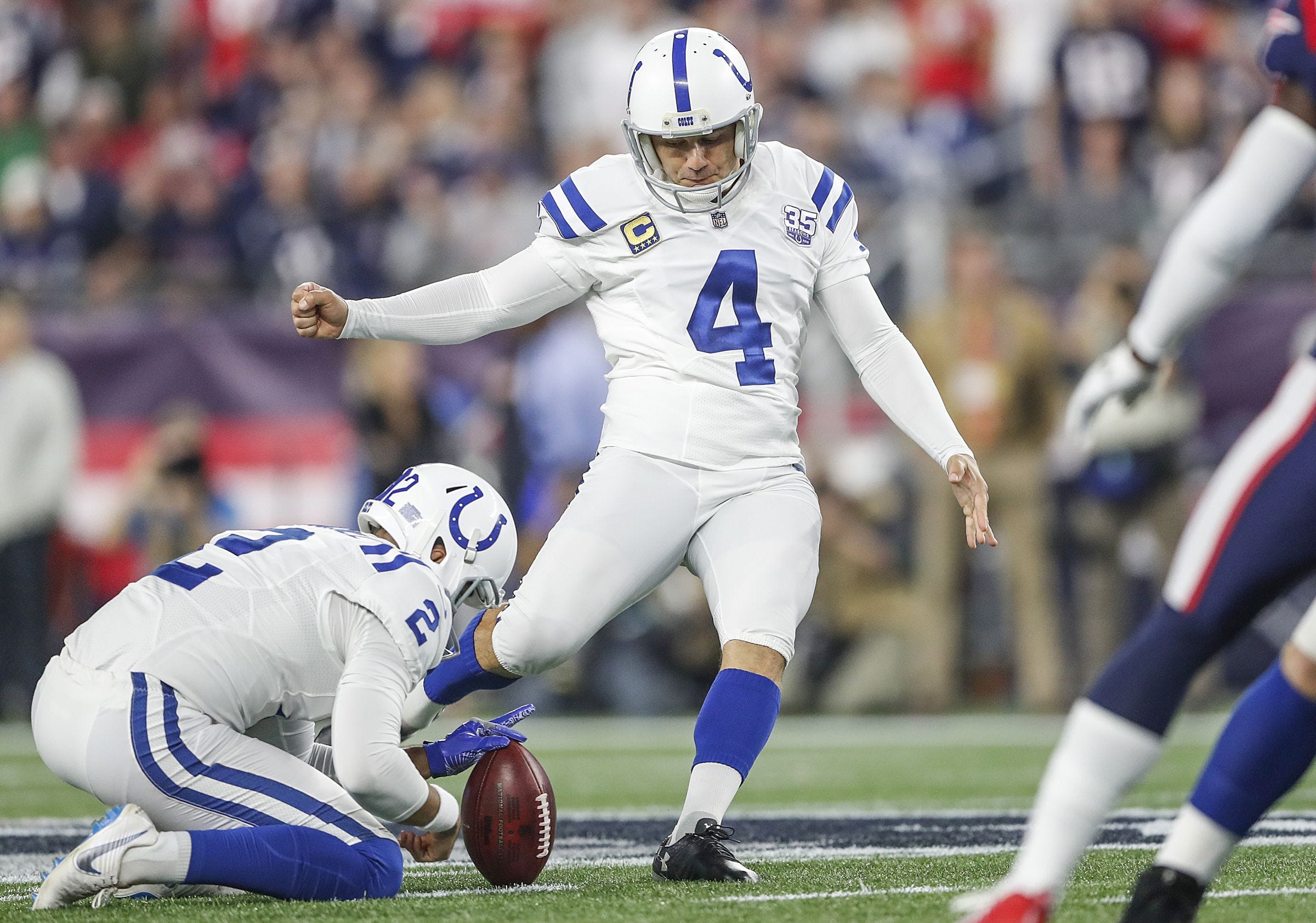Colts kicker Adam Vinatieri