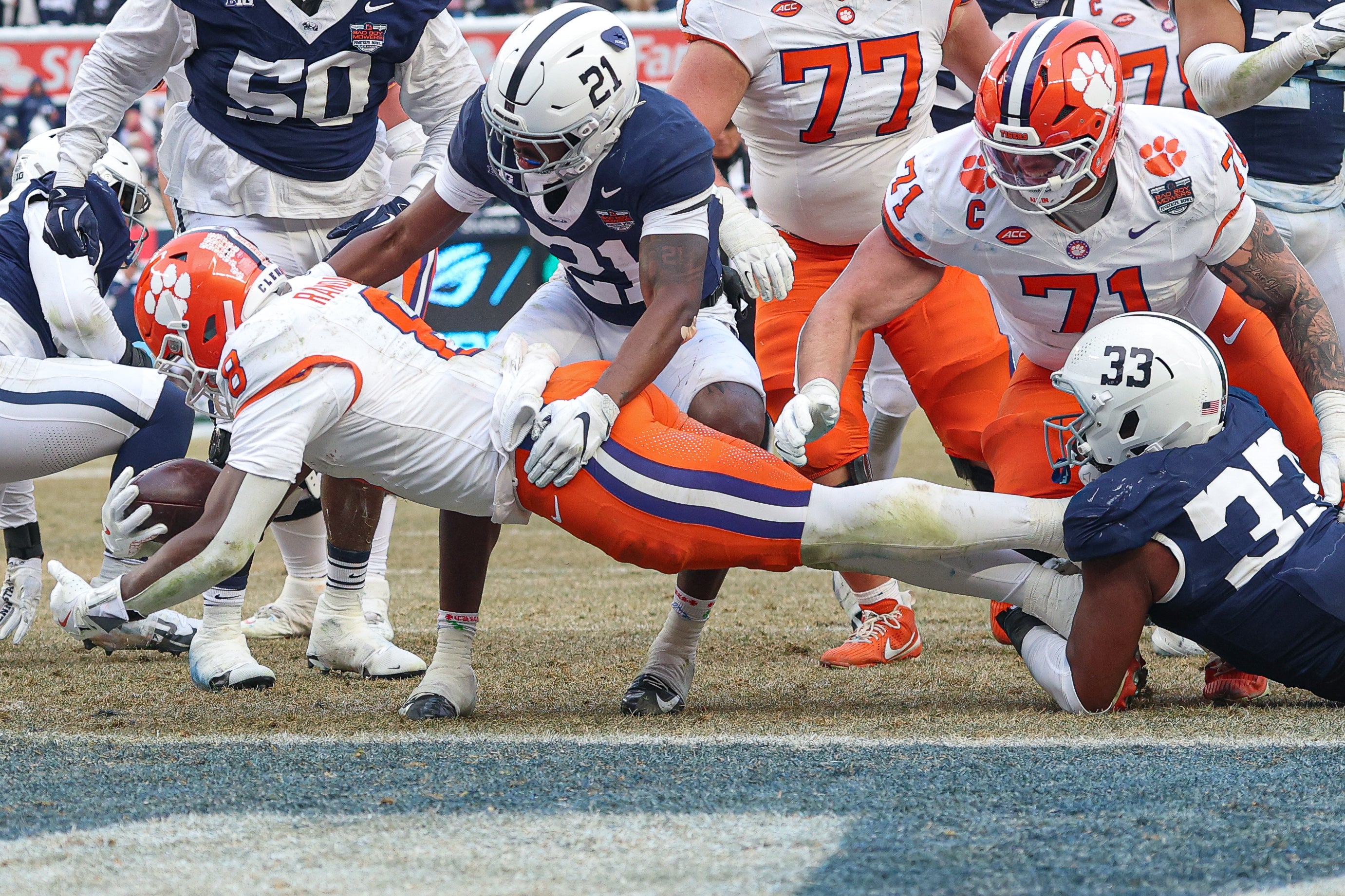 Penn State Nittany Lions defensive end Dani Dennis-Sutton bowl game win over Clemson