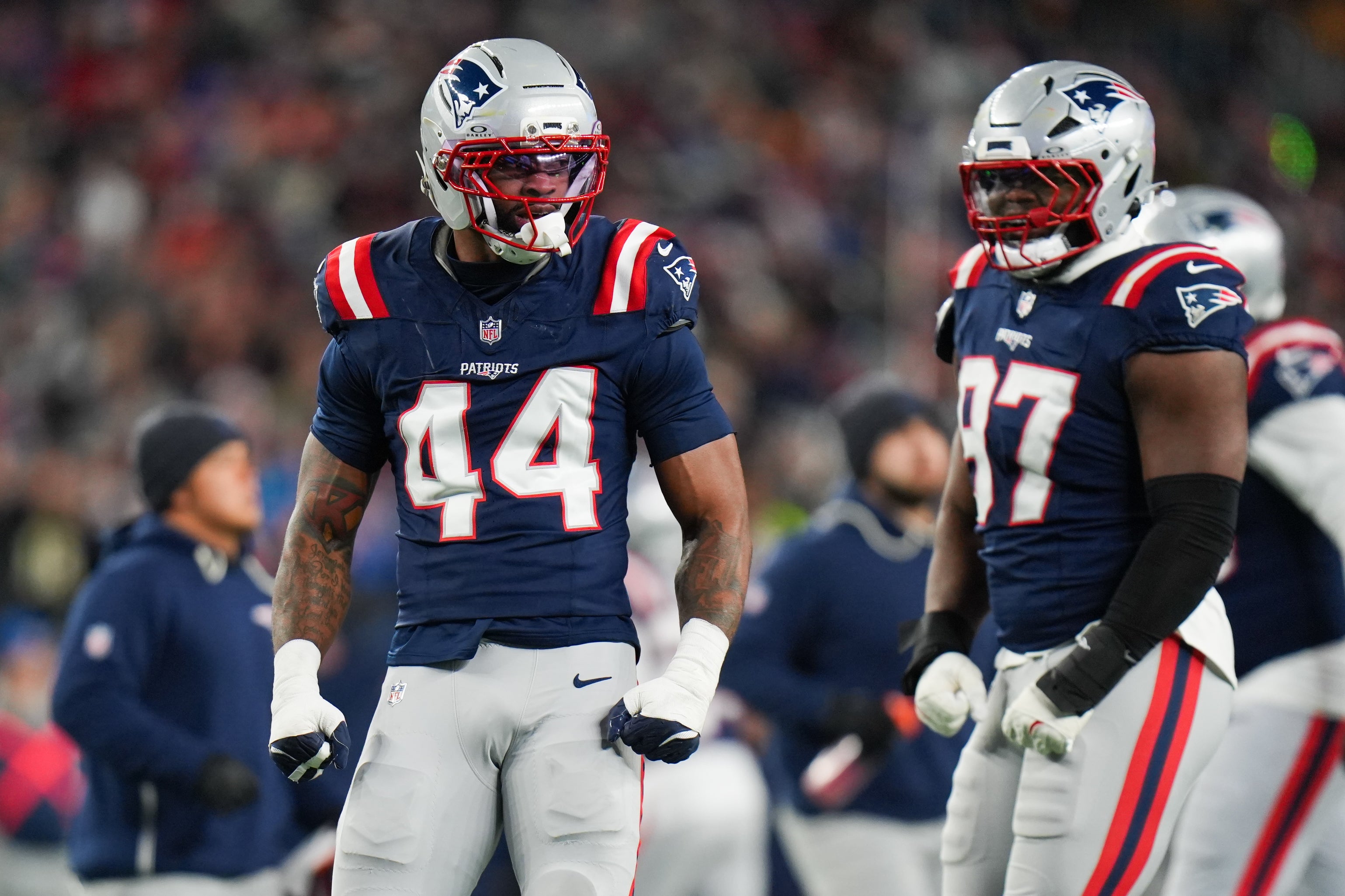 Patriots edge rusher K'Lavon Chaisson