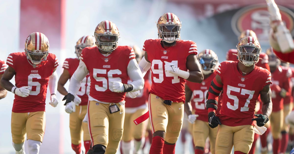 San Francisco 49ers wide receiver Danny Gray (6) warms up during an NFL  football game against the Tampa Bay Buccaneers, Sunday, Dec.11, 2022, in  Santa Clara, Calif. (AP Photo/Scot Tucker Stock Photo 