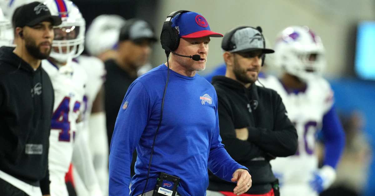 Buffalo Bills head coach Sean McDermott named top 10 head coach in the NFL