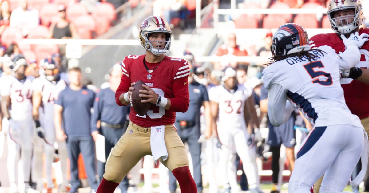 Brock Purdy starts and Trey Lance finishes; 49ers beat Broncos 21-20