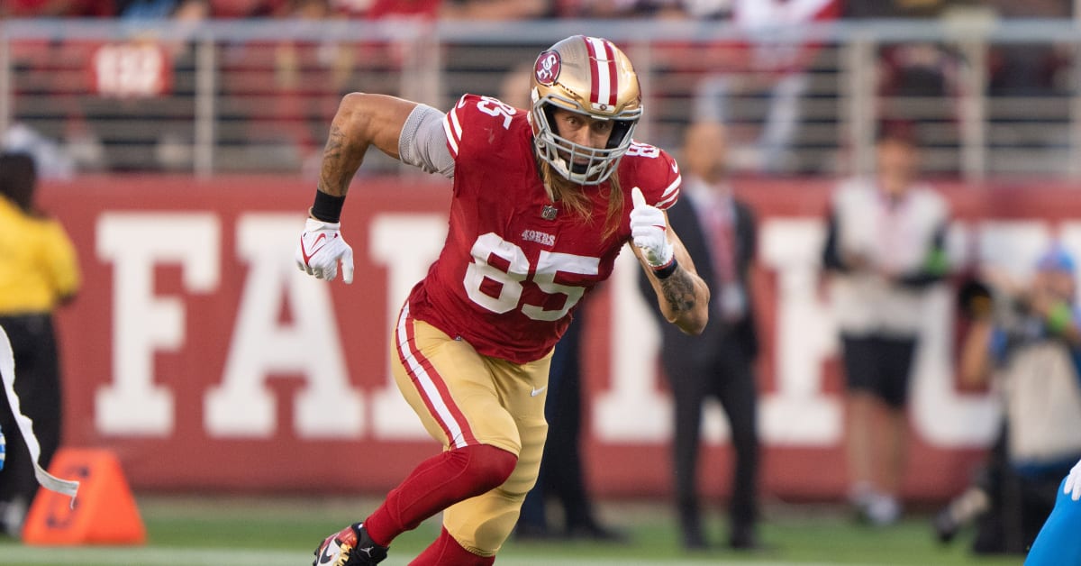 After not practicing, 49ers' George Kittle thinks he could play Sunday