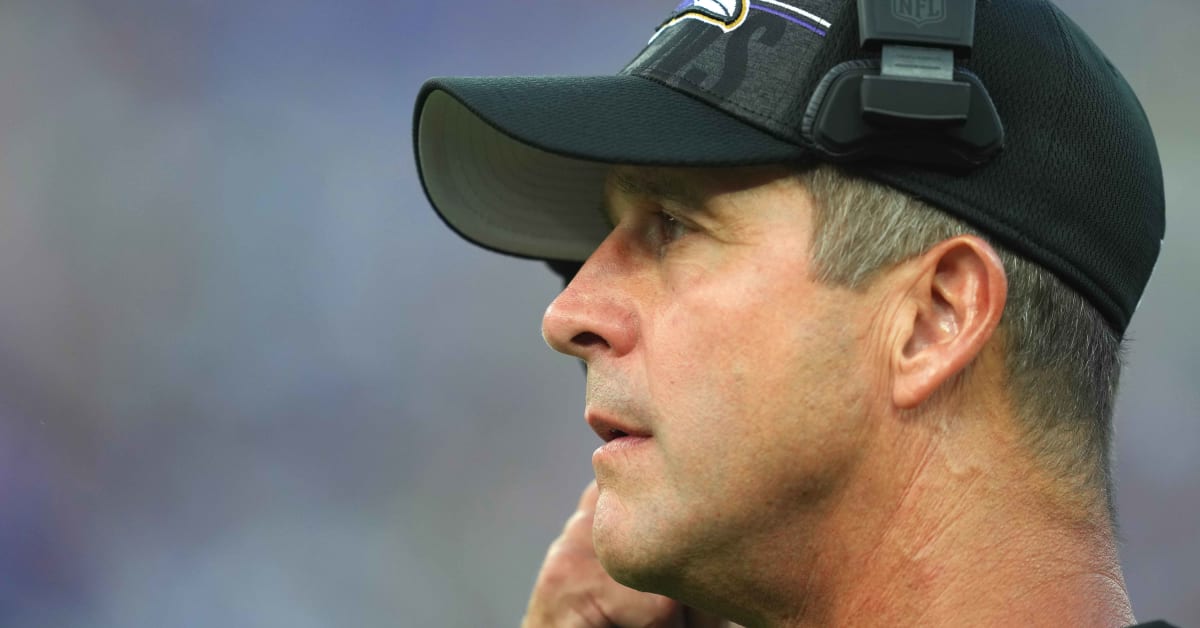 Baltimore, United States. 01st Jan, 2023. Baltimore Ravens head coach John  Harbaugh calls a time out against the Pittsburgh Steelers during the first  half at M&T Bank Stadium in Baltimore, Maryland, on