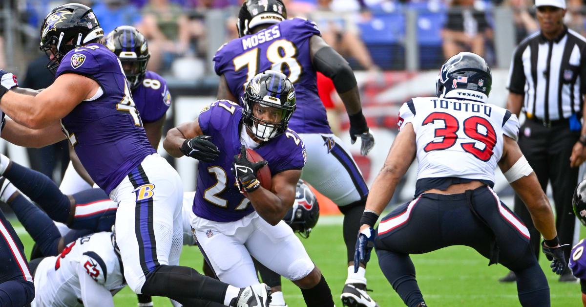 Ravens beat Texans 25-9, but will be without running back J.K. Dobbins for  the rest of the season