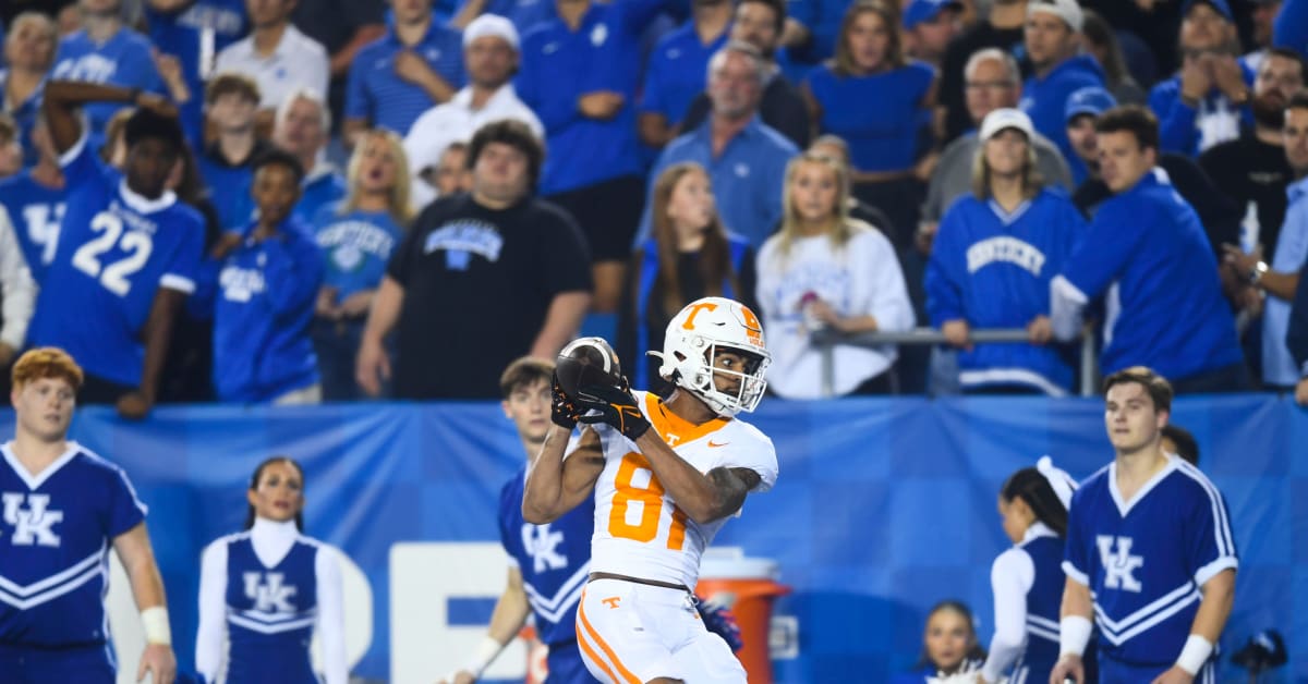 Tennessee wide receivers step up in Vols' 3327 win over Kentucky