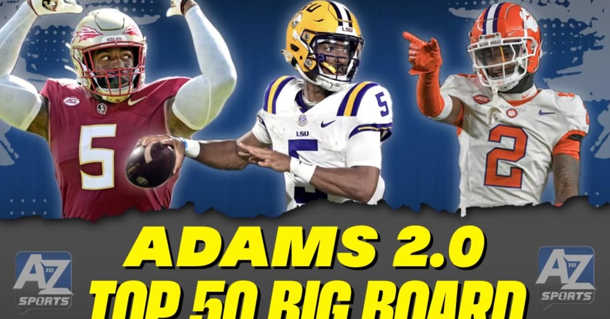 2024 NFL Top 50 Big Board: Adams 2.0