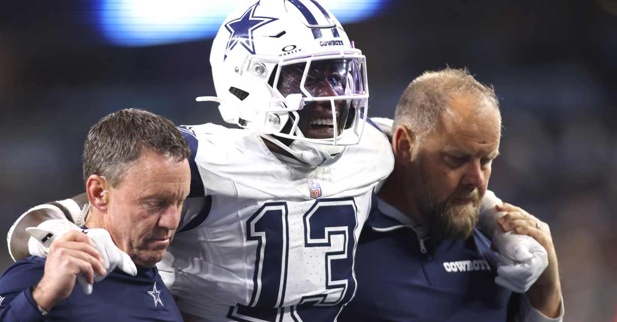 Cowboys LB DeMarvion Overshown Staying Positive Despite Serious Knee ...