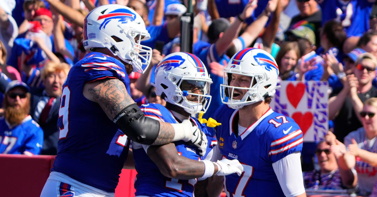 Josh Allen dons jersey of Bills Mafia fan favorite pre-game vs