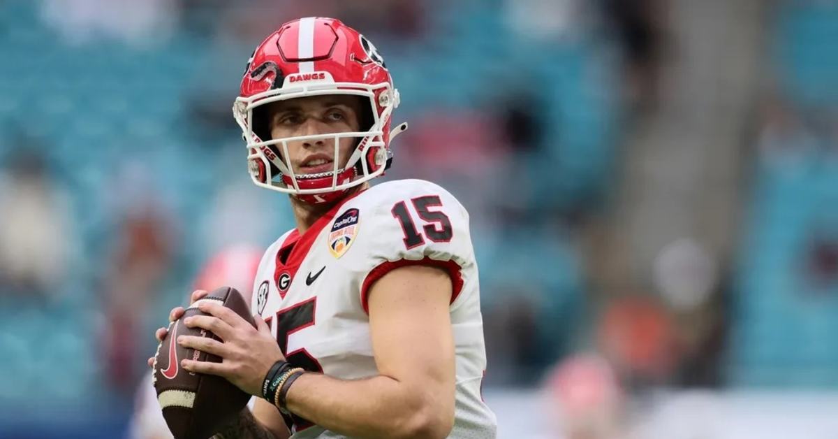 Georgia QB Carson Beck sent to AFC West team in way-too-early 2025 mock ...