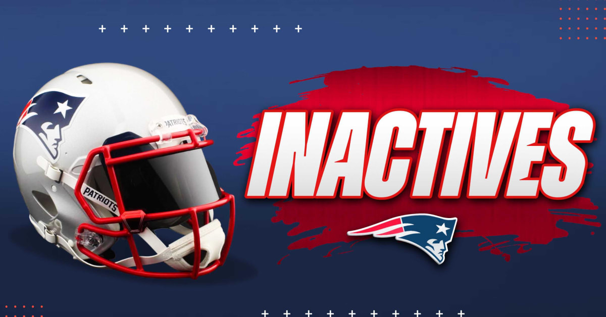 Week 3 Inactives: Patriots at Jets