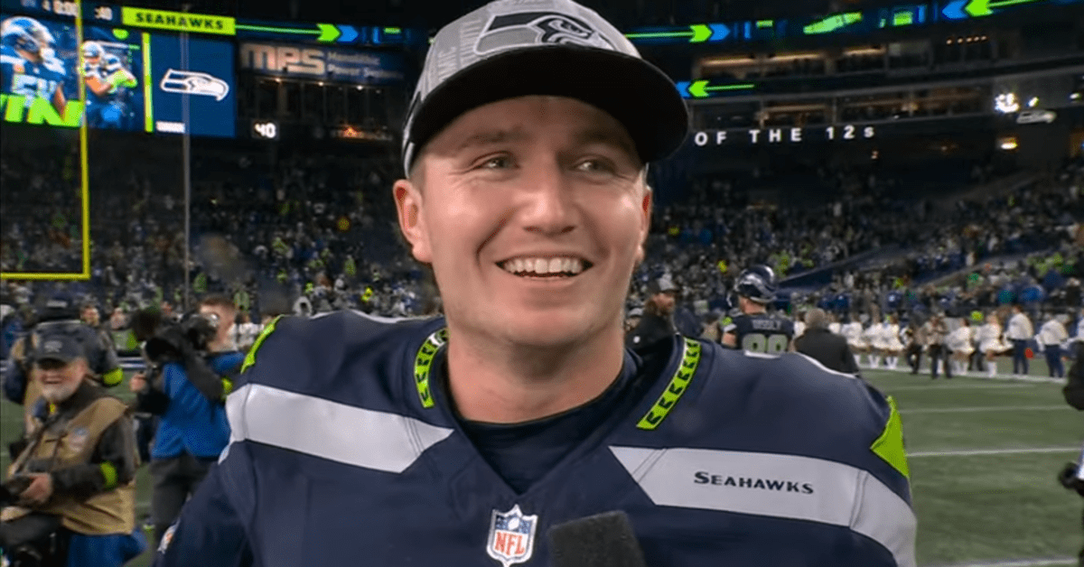 Seahawks' Drew Lock opens up in emotional postgame interview