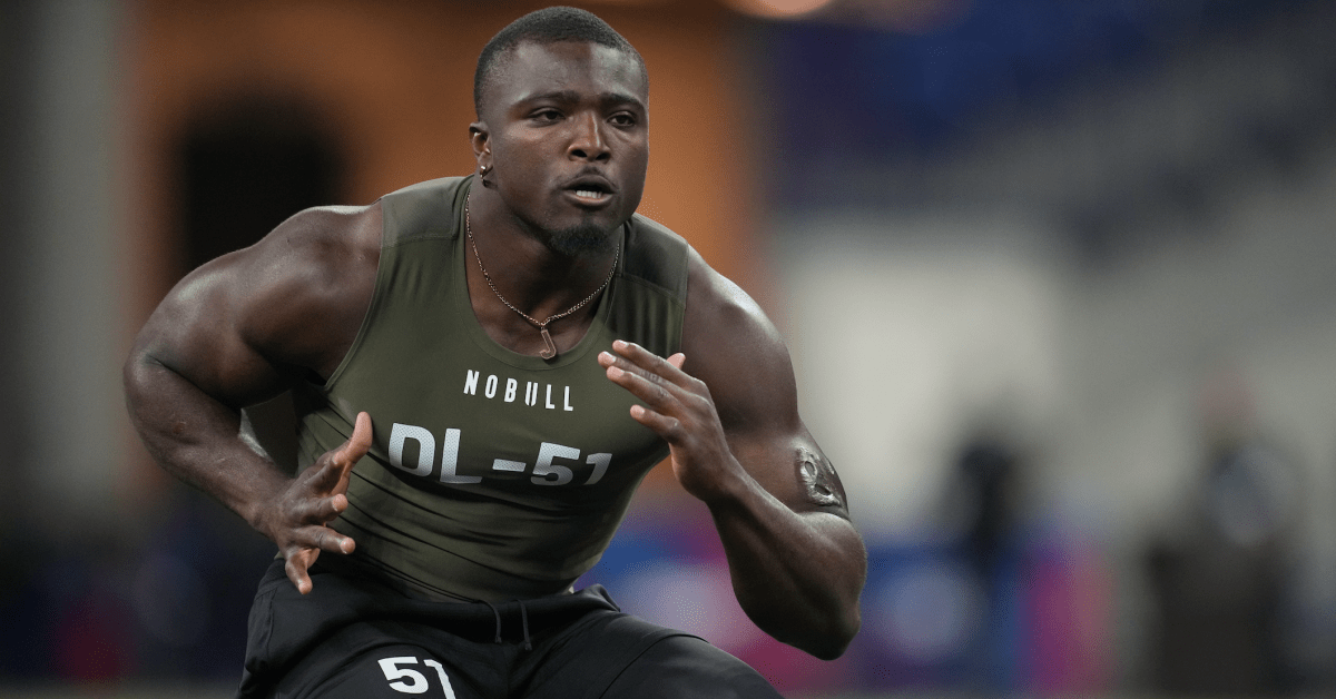 NFL Combine 2023: Tennessee edge rusher Byron Young runs 40-yard dash in  4.43 seconds