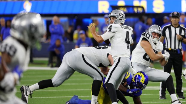 Tom Brady whispered a message to Raiders' Aidan O'Connell before preseason  finale - A to Z Sports