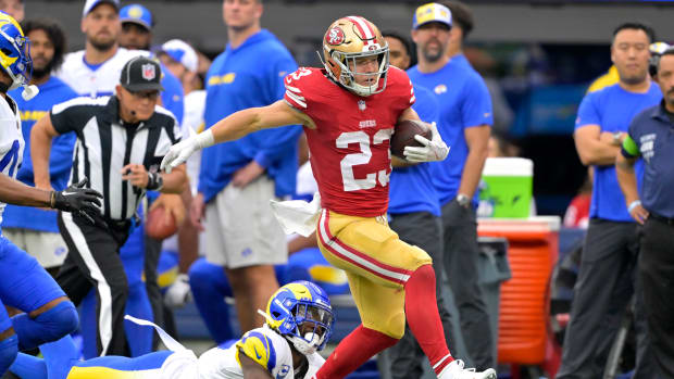 The #49ers created $23.224 M in cap space after restructuring the contracts  of George Kittle and Trent Williams, per @FieldYates True…