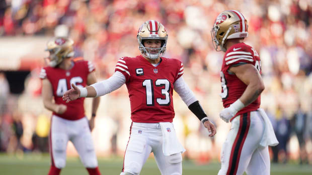 49ers, Purdy Overcome Another Slow Start to Pull Away From Giants - Sports  Illustrated