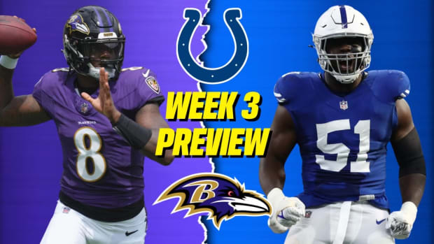 How to Watch Colts vs. Ravens Week 3 Game: TV, Betting Info