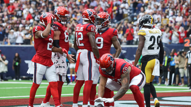 For the first time in nearly two years, the Texans won a home game. After  they shellacked the Steelers, 30-6, at NRG Stadium, several players relayed  the message Head Coach DeMeco Ryans