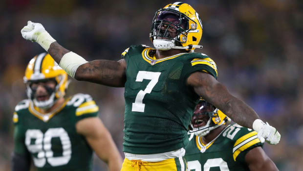 Green Bay Packers' quarterback Kurt Benkert during NFL football training  camp at Lambeau Field Saturday, Aug. 7, 2021, in Green Bay, Wis. (AP  Photo/Matt Ludtke Stock Photo - Alamy