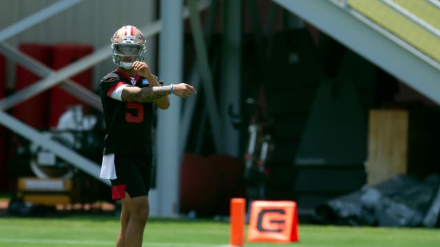 Trey Lance impresses 49ers in first minicamp as starter