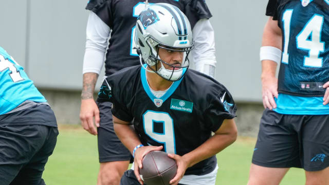 Carolina Panthers quarterback Bryce Young lays wicked juke on Detroit Lions  linebacker James Houston, turning would-be sack into gain