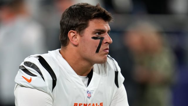 Bengals' Drue Chrisman returns to training camp after 'freak thing.'