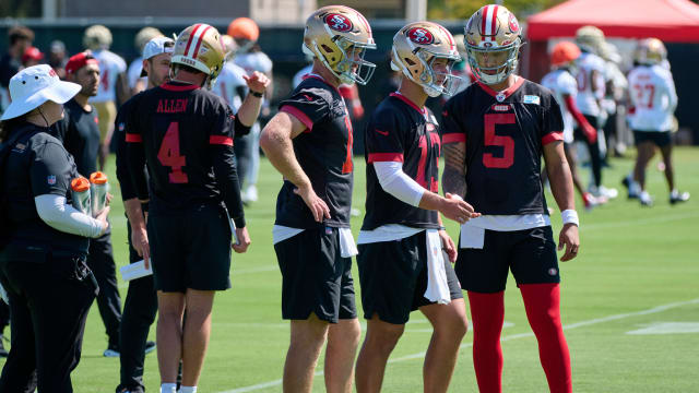 49ers QB Brock Purdy returns to practice for the first time since elbow  surgery