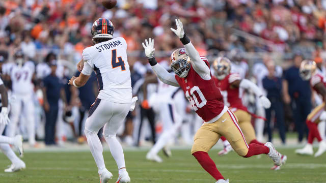 San Francisco 49ers' Demetrius Flannigan-Fowles during an NFL