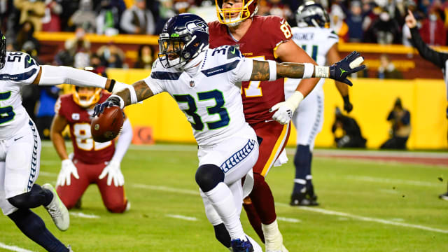 Seattle Seahawks strong safety Jamal Adams (33) watch a video replay during  an NFL football game against the Indianapolis Colts, Sunday, Sept. 12,  2021, in Indianapolis. (AP Photo/Zach Bolinger Stock Photo - Alamy