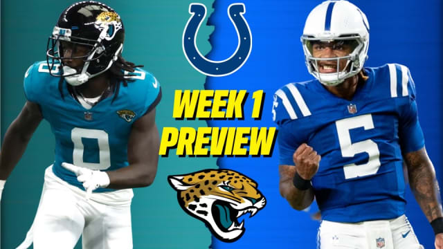 How to watch the Week 1 Matchup between the Indianapolis Colts and