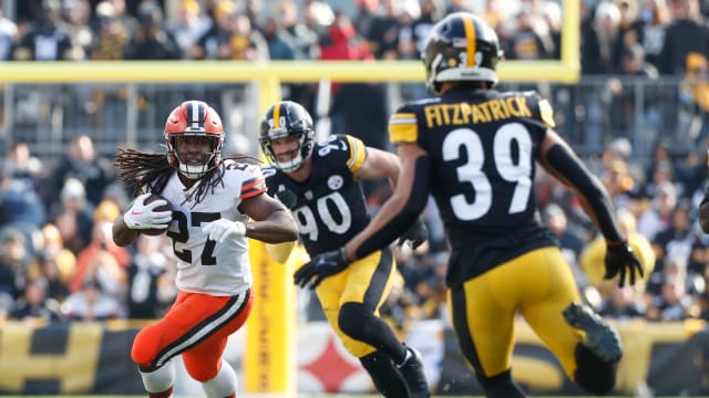 LIVE BLOG: Steelers beat Browns 26-22