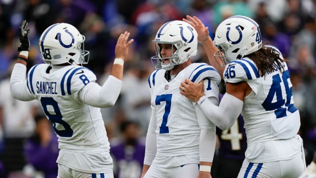 Matt Gay connects on four 50+ yard field goals as Colts top Ravens