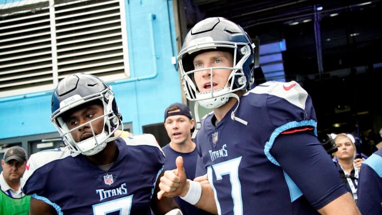 Titans' Ryan Tannehill in Walking Boot After Suffering Ankle