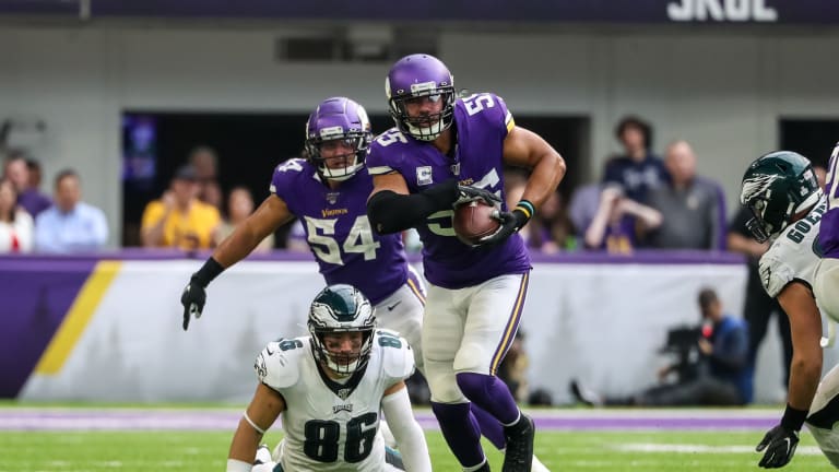 Vikings-Eagles Week 2 Injury Report