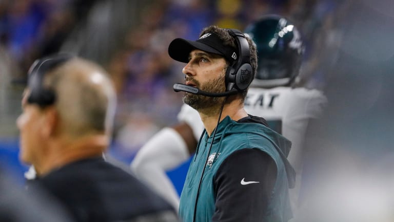 Eagles' HC admits the game plan didn't go as planned vs. Lions - A to Z  Sports