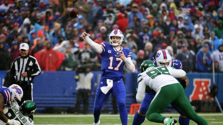 WATCH: Bills QB Josh Allen's on-field interview after win vs. Jets