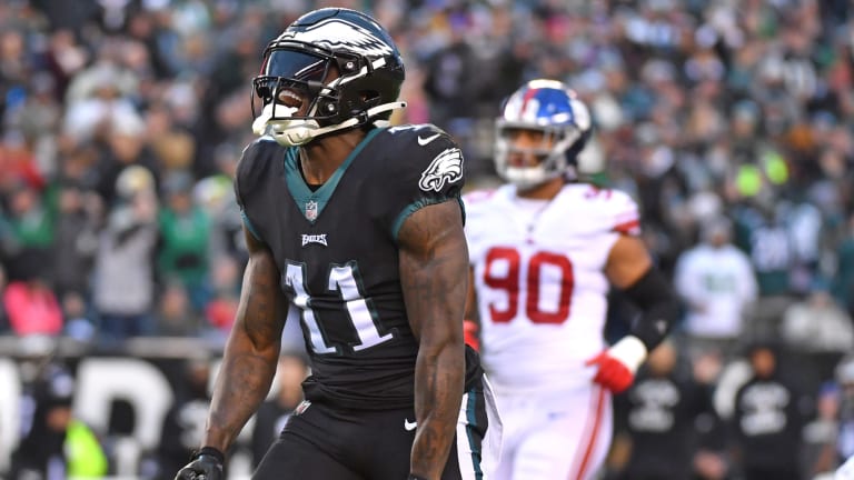 AJ Brown Speaks Out On Breaking Eagles' Record In Debut