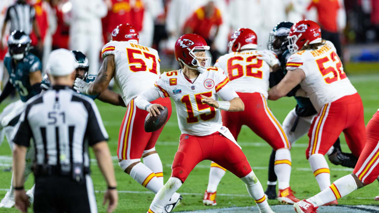 : Patrick Mahomes II Kansas City Chiefs Stadium Lights