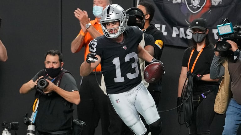 Raiders WR Hunter Renfrow among the best red zone receivers last year