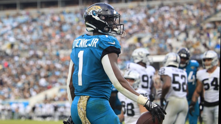 Will Jaguars have Travis Etienne Sunday in Detroit?