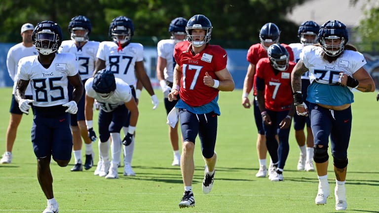 Notes from Titans 'scrimmage like' training camp practice - A to Z Sports