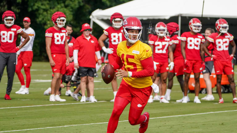 Patrick Mahomes only threw three passes Friday at practice, here they are