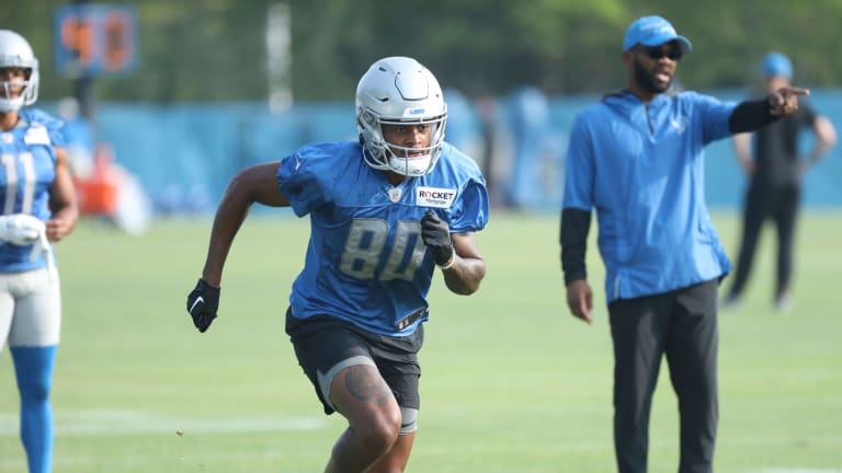 Inconsistency is affecting Lions' rookie receiver - A to Z Sports