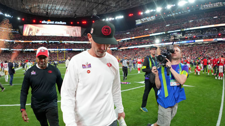 Patrick Mahomes and the Chiefs left Kyle Shanahan's family absolutely speechless after Super Bowl LVIII