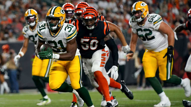 Emanuel Wilson to get playing time for Packers after Aaron Jones Injury