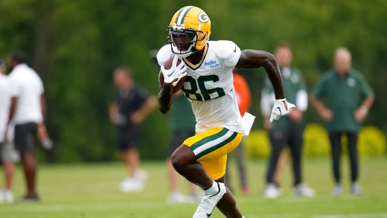 Photos from Green Bay Packers' wide receivers at training camp