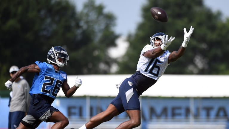 Tennessee Titans WR Treylon Burks out with foot injury in Colts game